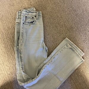 Abercrombie & Fitch Light Wash Straight Leg Jeans